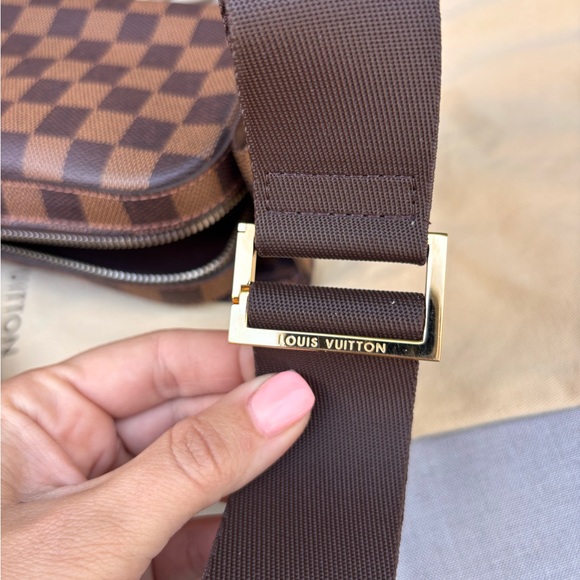 Authentic Louis Vuitton geronimos damier ebene mini bum bag travel crossbody - Picture 11 of 16